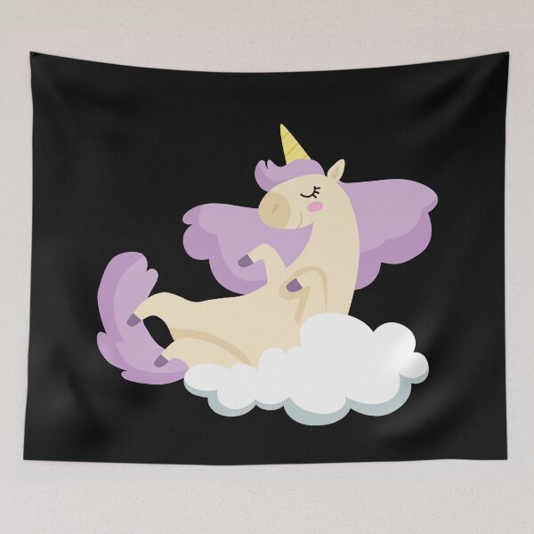 Item preview, Sleepytime Unicorn on a Cloud designed and sold by CaitU.