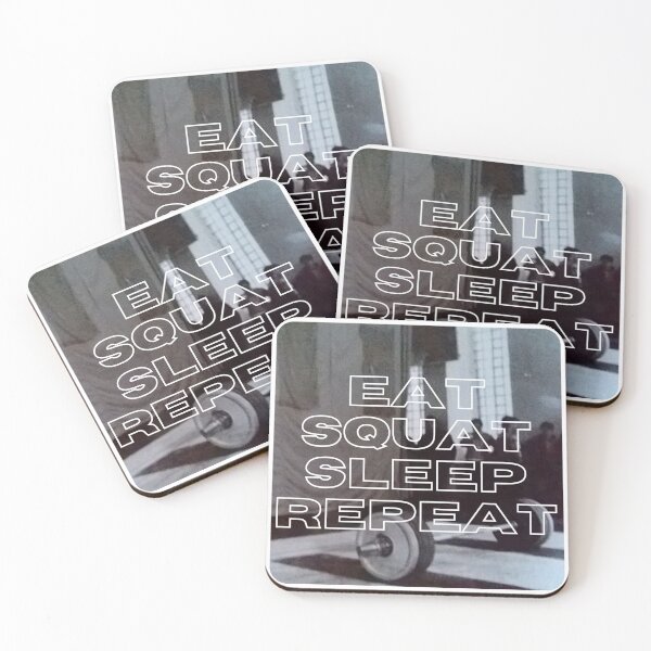 Item preview, Eat Squat Sleep Repeat designed and sold by CalledEclectic.