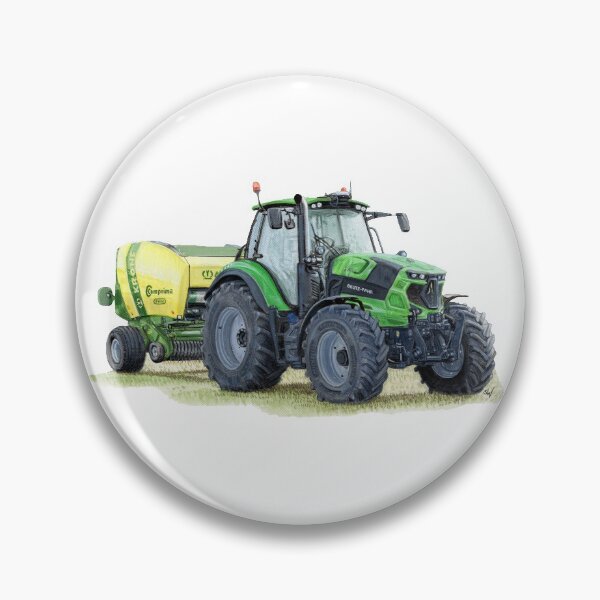 Item preview, Green Tractor Painting designed and sold by SandraWarmerdam.