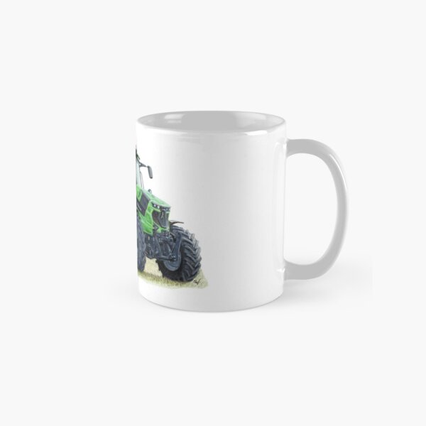 Grüne Traktormalerei Tasse (Standard)