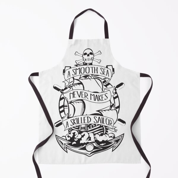 Item preview, A Smooth Sea Never Makes A Skilled Sailor designed and sold by PapaBujuGaming.