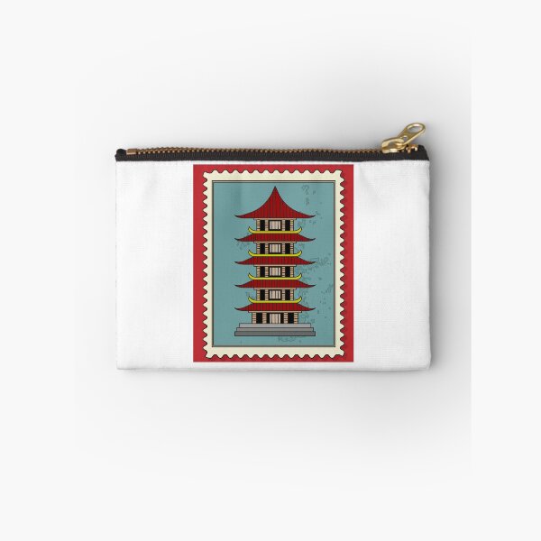 Item preview, Retro Stamp-sized Temple designed and sold by flofin.