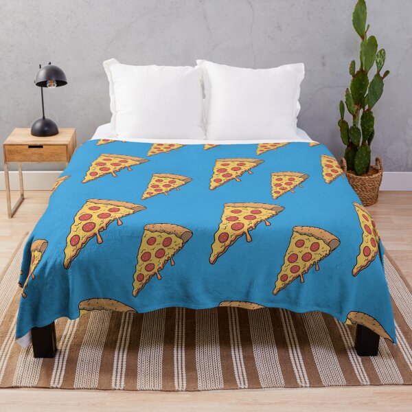 Item preview, Pizza Blue Pattern designed and sold by keeleypost.