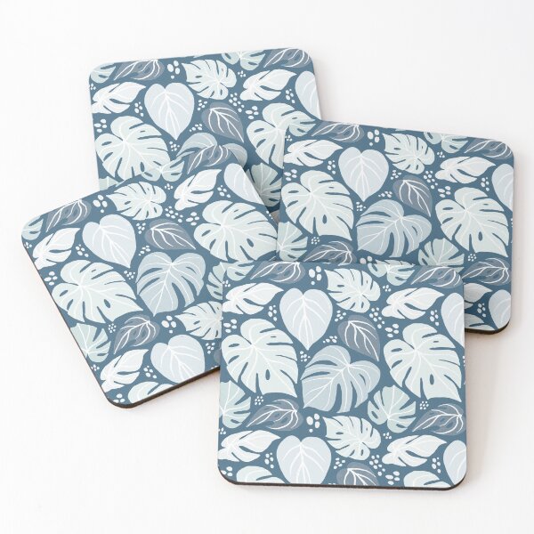 Item preview, Monsteras - Blue Palette designed and sold by CircusCreative.