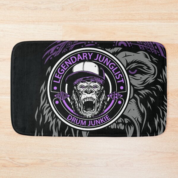 Item preview, DRUM JUNKIE - Purple Gorilla - LEGENDARY JUNGLIST designed and sold by BLICK-DESIGNS.