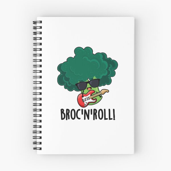 Item preview, Brock And Roll Funny Broccoli Puns  designed and sold by punnybone.