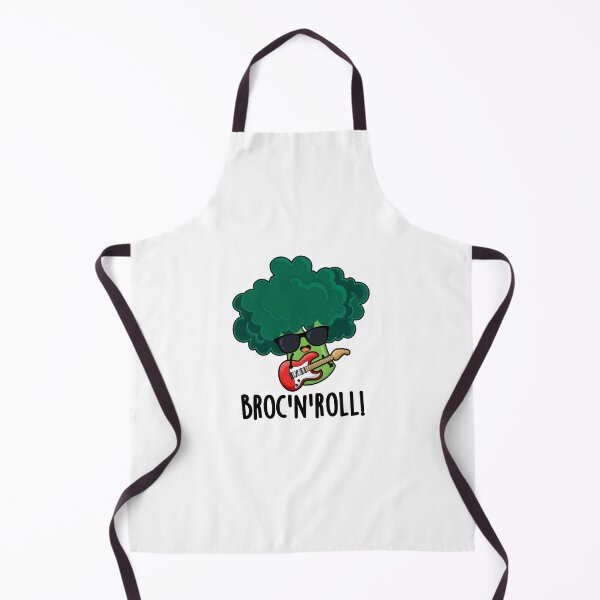 Item preview, Brock And Roll Funny Broccoli Puns designed and sold by punnybone.