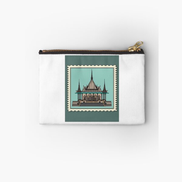 Item preview, Retro Stamp-sized Temple designed and sold by flofin.