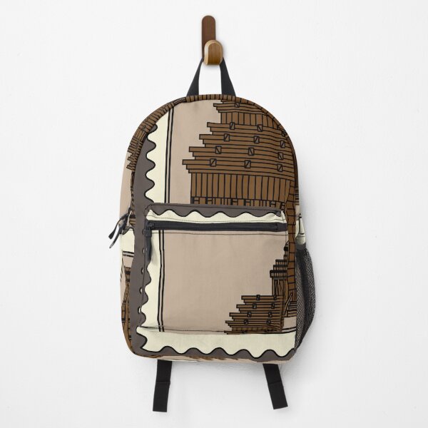 Item preview, Retro Stamp-sized Temple designed and sold by flofin.