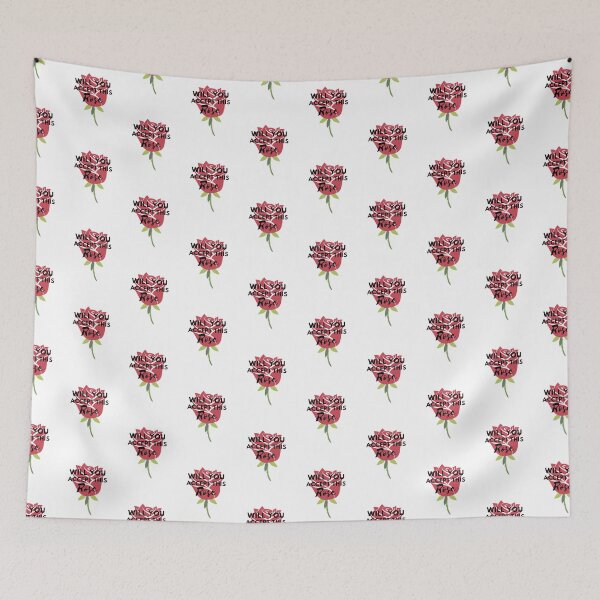 Item preview, Will You Accept This Rose - Love Text designed and sold by shellagrash.
