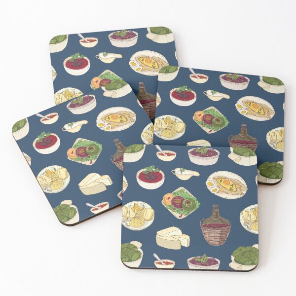 Item preview, Assorted Georgian Food Pattern designed and sold by Alicia Chee.