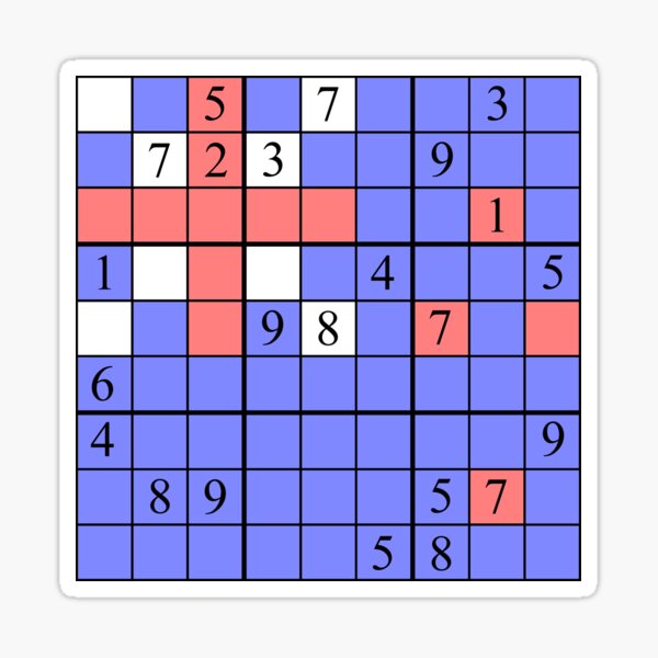 Item preview, Sudoku (New Zealand) designed and sold by Samboid.