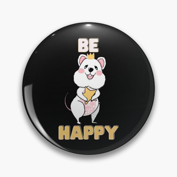 Item preview, Be Quokka Happy - Smiling Australian Quokka with crown designed and sold by CaitU.