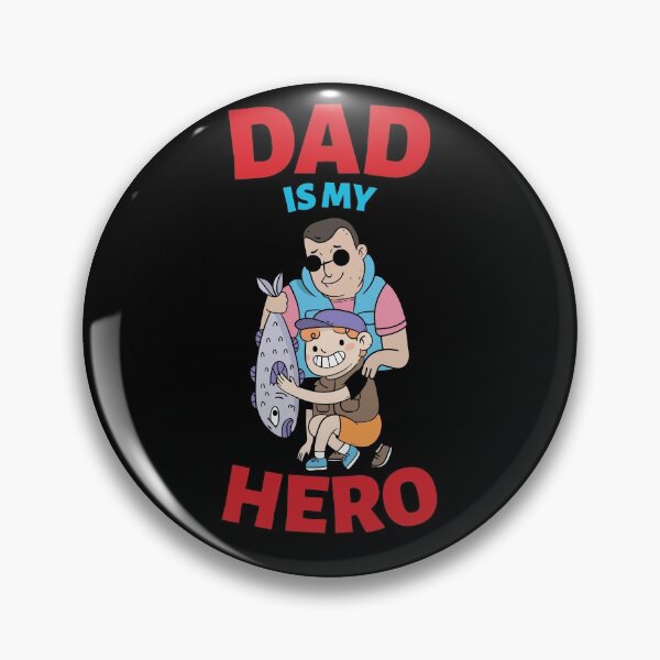 Item preview, DAD IS MY HERO - FUNNY designed and sold by epicsaying.