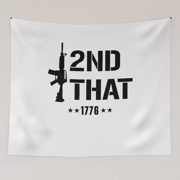 Item preview, I 2nd That Second Amendment Rifle Pro Gun Firearm Patriotic Men Women designed and sold by clothesy7.