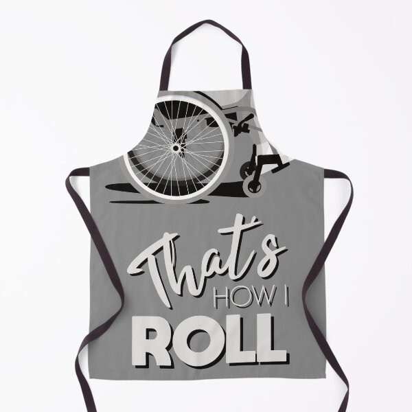 Item preview, Manual Wheelchair | That’s How I Roll Typography - Black & White designed and sold by ladyfacecreates.