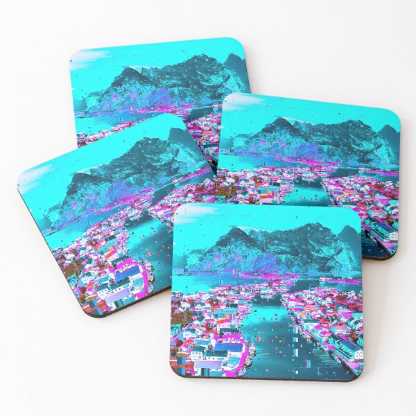 Item preview, Norwegian Village Glitch Art  designed and sold by glitchhub.