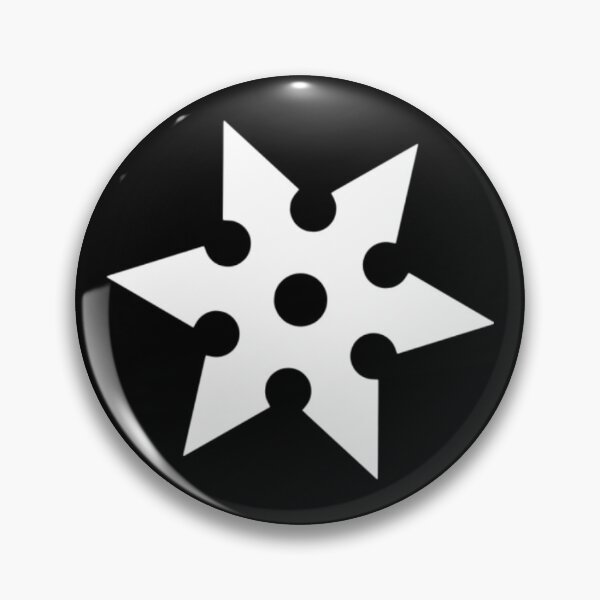 Item preview, Shuriken Pattern (White, Black Background) designed and sold by Pendy777.