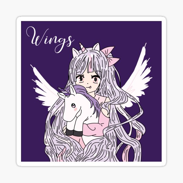 Silhouette Cute Anime Unicorn Girl She Stock Vector Royalty Free  2027424446  Shutterstock