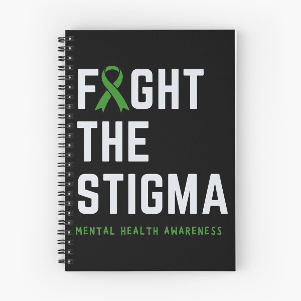 Item preview, Fight the stigma | In May We Wear Green Mental Health Awareness designed and sold by Mixture-DESIGN.