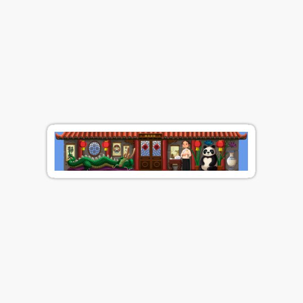 The Sleeping Dragon Tea House Sticker