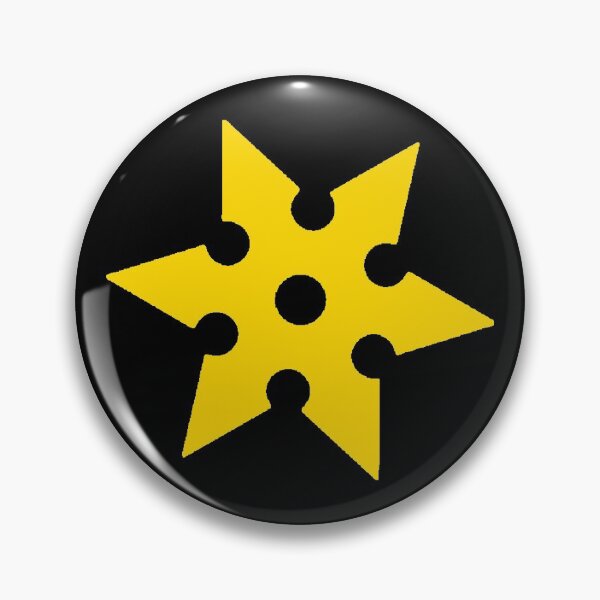 Item preview, Shuriken Pattern (Gold, Black Background) designed and sold by Pendy777.