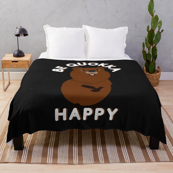 Item preview, Be Quokka Happy - Happy Australian Quokka designed and sold by CaitU.