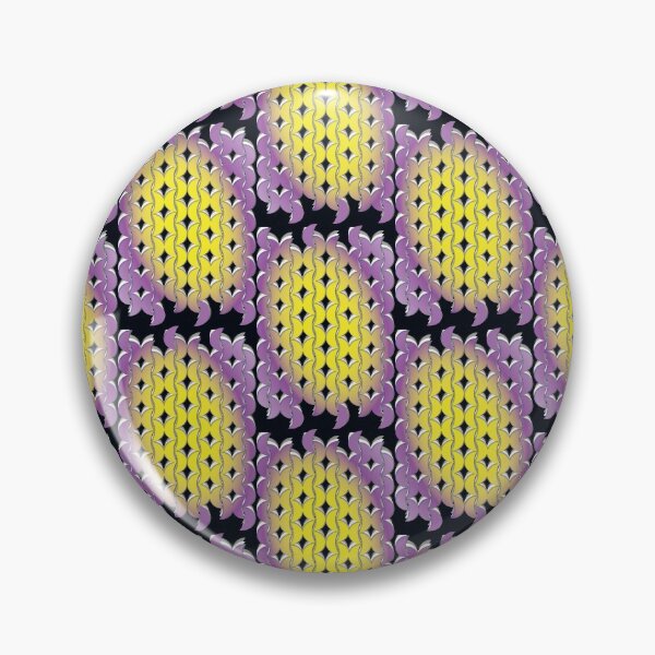 Item preview, An abstract chain pattern, purple and yellow colour variation designed and sold by Olgaborisova.
