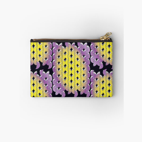 Item preview, An abstract chain pattern, purple and yellow colour variation designed and sold by Olgaborisova.