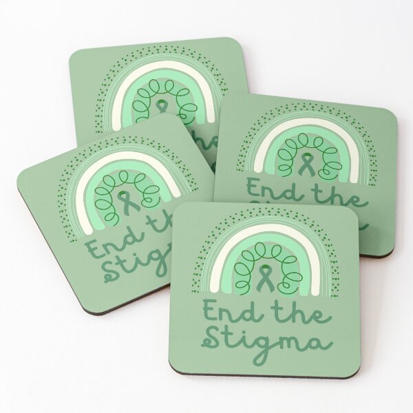 Item preview, In May We Wear Green Mental Health Awareness | Green Ribbon | End the stigma designed and sold by Mixture-DESIGN.