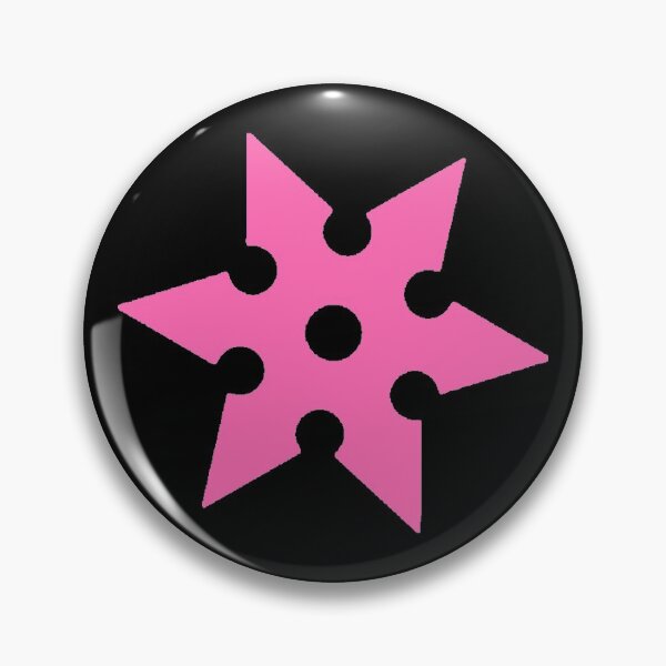Item preview, Shuriken Pattern (Pink, Black Background) designed and sold by Pendy777.