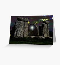 Menacing stones Greeting Card