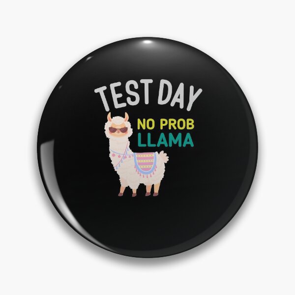 Item preview, Test Day No Prob Llama | Teachers Testing Day Gifts designed and sold by 3colors3.