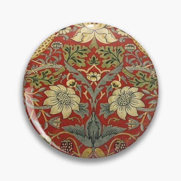 Item preview, William Morris birds floral,red  designed and sold by Vivanne-art.