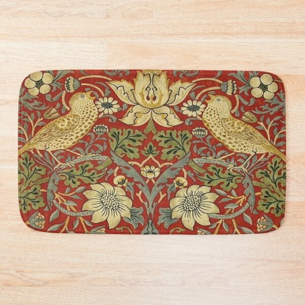Item preview, William Morris birds floral,red  designed and sold by Vivanne-art.