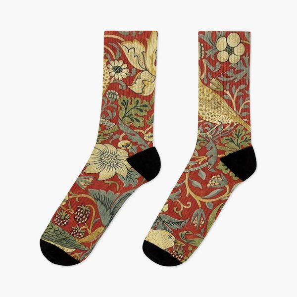Item preview, William Morris birds floral,red  designed and sold by Vivanne-art.