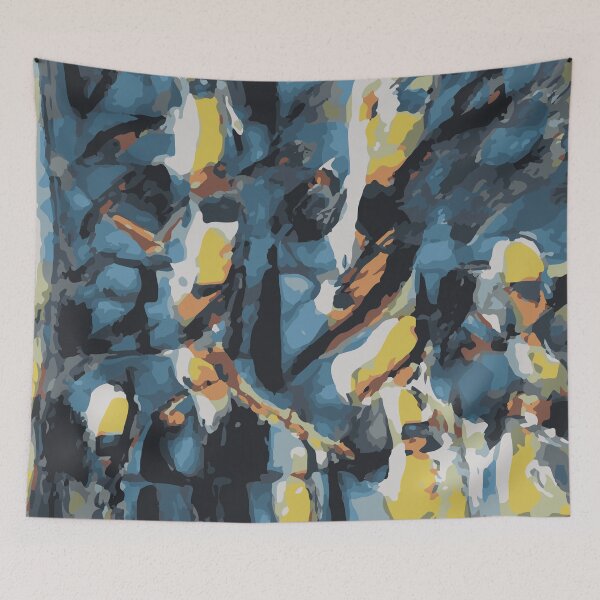 Item preview, Shades of blue - watercolor abstract art designed and sold by SatyaBramha.