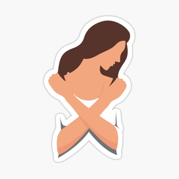 Item preview, Emotionally Exhausted Woman Silhouette - Black - Depression and Anxiety designed and sold by crazycollective.