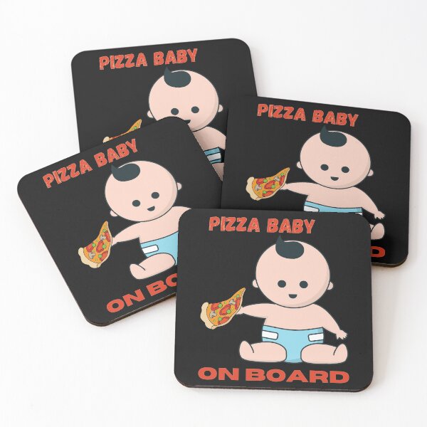 Item preview, Pizza Baby On Board designed and sold by DigitalSantino.