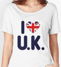 I love UK Women's Relaxed Fit T-Shirt