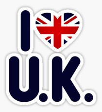 I love UK Sticker
