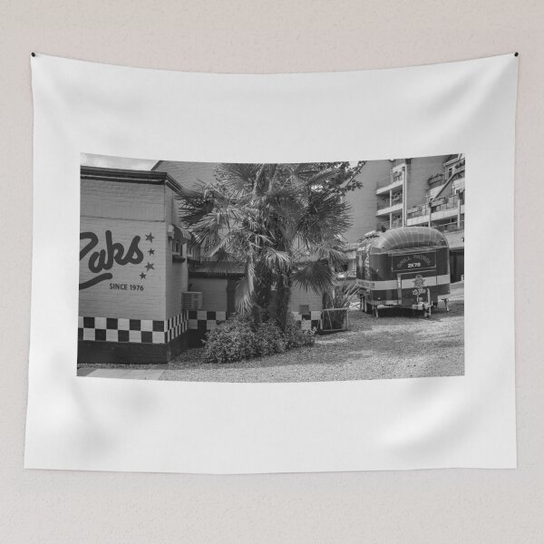 Item preview, Burger van parked outside American diner restaurant designed and sold by yackers1.