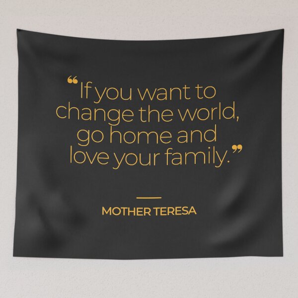 Item preview, Mother Teresa Inspirational Quotes designed and sold by TonsPOD.