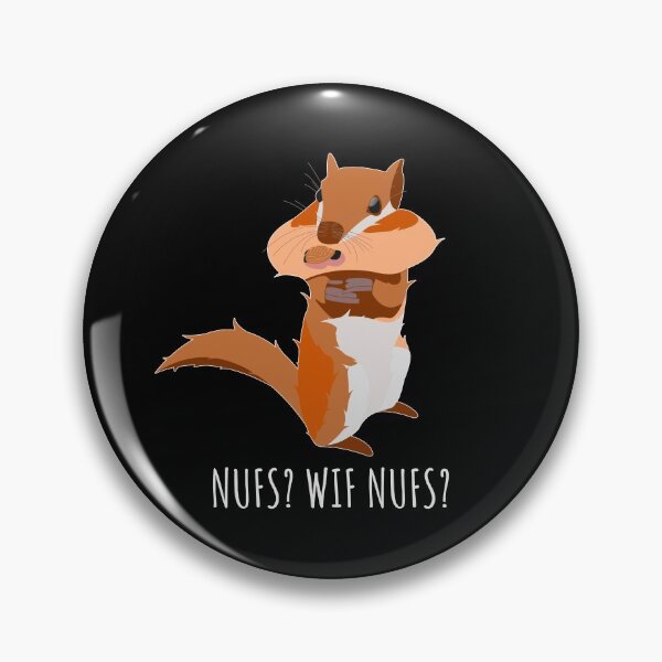 Item preview, Funny Squirrel Mouth full of Nuts funny Saying Joke designed and sold by CreatDifference.