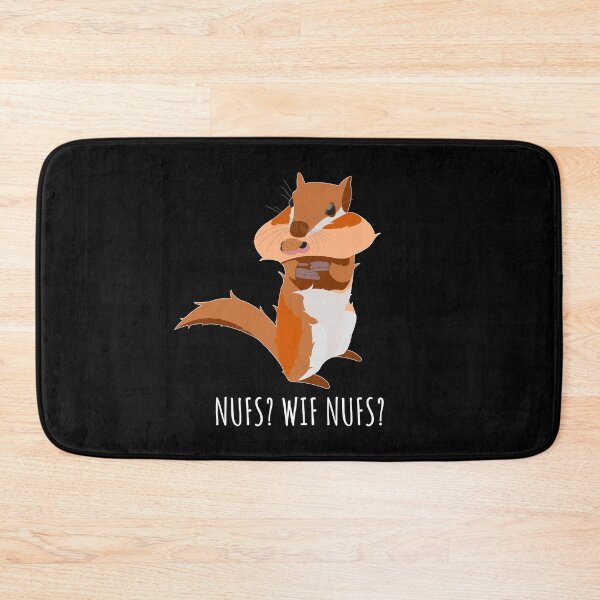 Item preview, Funny Squirrel Mouth full of Nuts funny Saying Joke designed and sold by CreatDifference.
