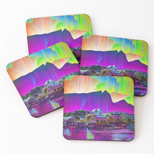 Item preview, Norwegian Village Glitch Art designed and sold by glitchhub.