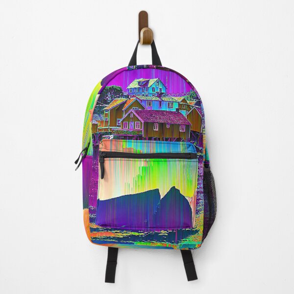 Item preview, Norwegian Village Glitch Art designed and sold by glitchhub.