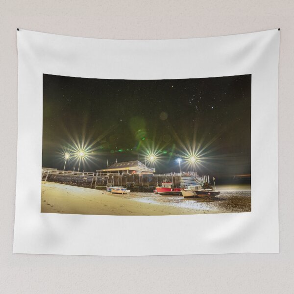 Item preview, Broadstairs Harbour Viking Bay at night with Orion and stars designed and sold by rogerstanger.