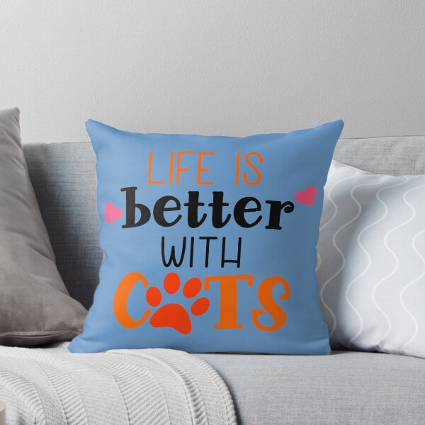 Item preview, Life is better with cats designed and sold by pawsomelove.