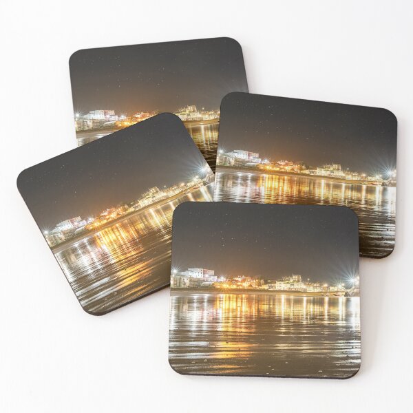 Item preview, Broadstairs Harbour Viking Bay at night. designed and sold by rogerstanger.